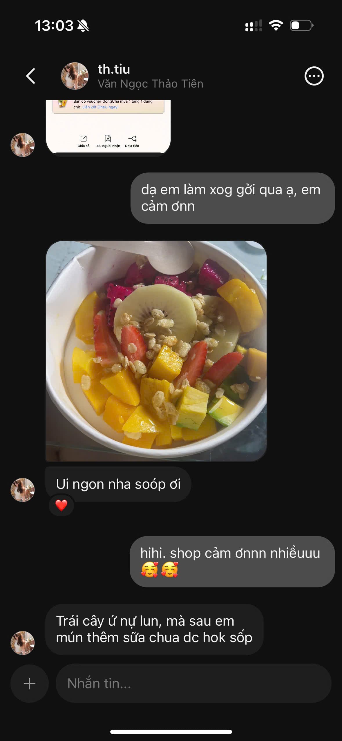 Phản hồi thật từ khách hàng RiAn 1